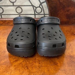 Crocs Classic Platform Black Clogs